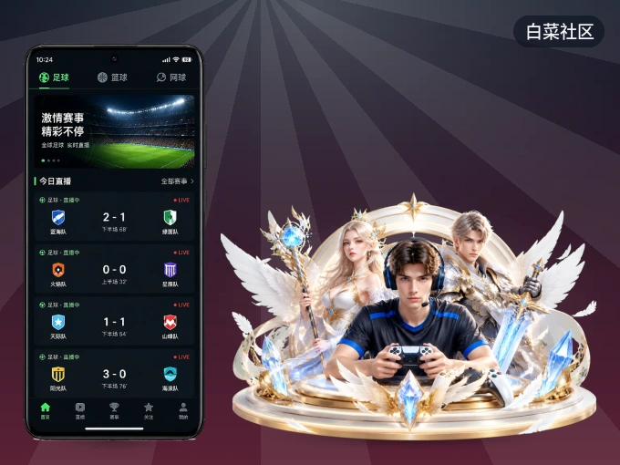 白菜社区 APP,赛事实时更新更方便
